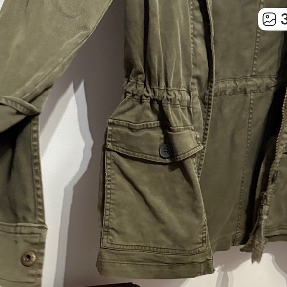 NWOT Lucky Brand Utility Jacket in Olive - Picture 5 of 5